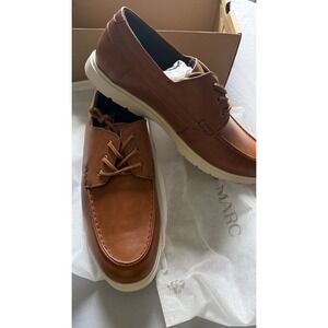 Bruno Marc Men's Casual Shoes In A Size 13 Faux Leather Carmel Brown New